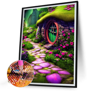 Goblin Hut 40*50CM (canvas) Full AB Round Drill Diamond Painting