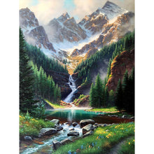 Load image into Gallery viewer, Mountain Stream 50*60CM (canvas) Full Square Drill Diamond Painting
