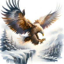 Load image into Gallery viewer, Eagle 30*30CM (canvas) Full Round Drill Diamond Painting
