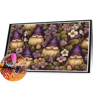 Purple Hat Goblin 40*30CM (canvas) Full Square Drill Diamond Painting