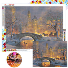Load image into Gallery viewer, Snow Bridge 45*60CM (canvas) Full Square Drill Diamond Painting
