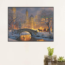 Load image into Gallery viewer, Snow Bridge 45*60CM (canvas) Full Square Drill Diamond Painting
