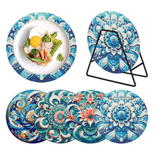 Load image into Gallery viewer, 4 Pcs Acrylic Diamond Painted Placemats Eco-Friendly Placemat (Mandala)
