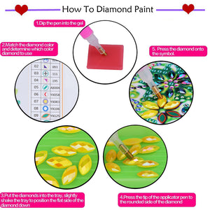 To My Daughter, Warm Sunflowers 30*40CM (canvas) Partial Special-Shaped Drill Diamond Painting