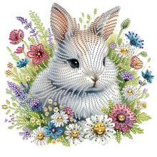 Load image into Gallery viewer, Garden Rabbit 30*30CM (canvas) Partial Special-Shaped Drill Diamond Painting
