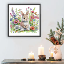 Load image into Gallery viewer, Garden Rabbit 30*30CM (canvas) Partial Special-Shaped Drill Diamond Painting
