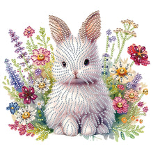 Load image into Gallery viewer, Garden Rabbit 30*30CM (canvas) Partial Special-Shaped Drill Diamond Painting
