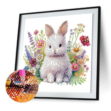 Load image into Gallery viewer, Garden Rabbit 30*30CM (canvas) Partial Special-Shaped Drill Diamond Painting
