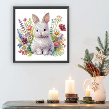 Load image into Gallery viewer, Garden Rabbit 30*30CM (canvas) Partial Special-Shaped Drill Diamond Painting
