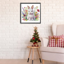 Load image into Gallery viewer, Garden Rabbit 30*30CM (canvas) Partial Special-Shaped Drill Diamond Painting
