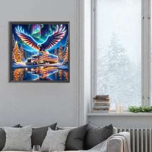 American Eagle 30*30CM (canvas) Full Round Drill Diamond Painting