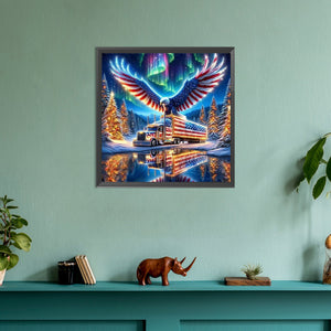 American Eagle 30*30CM (canvas) Full Round Drill Diamond Painting