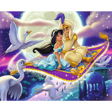 Load image into Gallery viewer, Prince Aladdin And Princess Jasmine 50*40CM (canvas) Full Round Drill Diamond Painting
