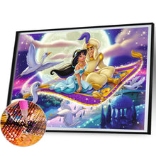 Load image into Gallery viewer, Prince Aladdin And Princess Jasmine 50*40CM (canvas) Full Round Drill Diamond Painting
