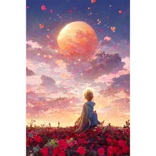 Load image into Gallery viewer, The Little Prince And The Planet Rose 40*60CM (canvas) Full Round Drill Diamond Painting
