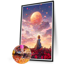 Load image into Gallery viewer, The Little Prince And The Planet Rose 40*60CM (canvas) Full Round Drill Diamond Painting
