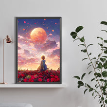 Load image into Gallery viewer, The Little Prince And The Planet Rose 40*60CM (canvas) Full Round Drill Diamond Painting
