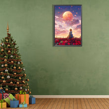 Load image into Gallery viewer, The Little Prince And The Planet Rose 40*60CM (canvas) Full Round Drill Diamond Painting
