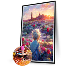 Load image into Gallery viewer, The Little Prince And The Sunset Rose 40*60CM (canvas) Full Round Drill Diamond Painting
