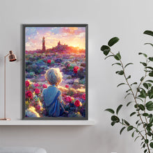 Load image into Gallery viewer, The Little Prince And The Sunset Rose 40*60CM (canvas) Full Round Drill Diamond Painting
