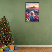 Load image into Gallery viewer, The Little Prince And The Sunset Rose 40*60CM (canvas) Full Round Drill Diamond Painting
