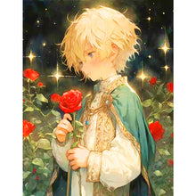 Load image into Gallery viewer, The Little Prince And The Rose Field 50*60CM (canvas) Full Round Drill Diamond Painting
