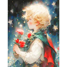 Load image into Gallery viewer, The Little Prince And The Starry Rose 50*60CM (canvas) Full Round Drill Diamond Painting
