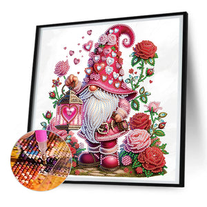 Caring Goblin 30*30CM (canvas) Partial Special-Shaped Drill Diamond Painting