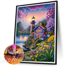 Load image into Gallery viewer, Garden House 30*40CM (canvas) Full Round Drill Diamond Painting
