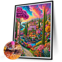 Load image into Gallery viewer, Garden House 30*40CM (canvas) Full Round Drill Diamond Painting
