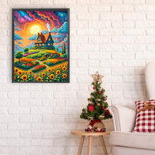 Load image into Gallery viewer, Garden House 30*40CM (canvas) Full Round Drill Diamond Painting
