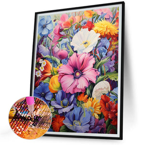 Bouquet 30*40CM (canvas) Full Round Drill Diamond Painting