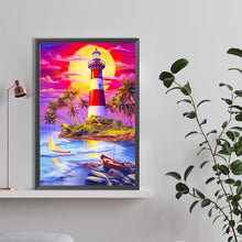 Load image into Gallery viewer, Lighthouse 40*60CM (canvas) Full Round Drill Diamond Painting
