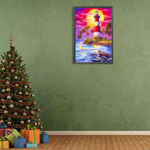 Load image into Gallery viewer, Lighthouse 40*60CM (canvas) Full Round Drill Diamond Painting
