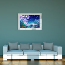 Load image into Gallery viewer, Fantasy View 40x30cm(canvas) partial round drill diamond painting
