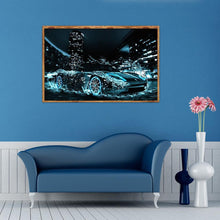 Load image into Gallery viewer, Speed Car 45x30cm(canvas) partial round drill diamond painting
