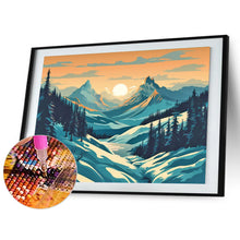 Load image into Gallery viewer, Hillside Sunset 40*30CM (canvas) Full Round Drill Diamond Painting
