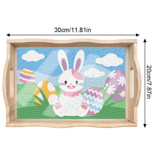 Load image into Gallery viewer, Diamond Painting Nesting Food Trays with Handle for Serving Food (Easter Bunny)
