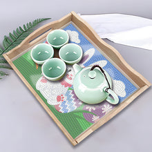 Load image into Gallery viewer, Diamond Painting Nesting Food Trays with Handle for Serving Food (Easter Bunny)
