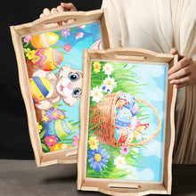 Load image into Gallery viewer, Diamond Painting Nesting Food Trays with Handle for Serving Food (Easter Bunny)
