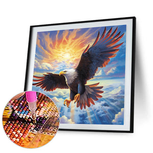 Soaring Eagle 30*30CM (canvas) Full Round Drill Diamond Painting