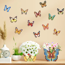 Load image into Gallery viewer, 4 Pcs Diamond Painting Easter Party Decoration Boxes (12pcs Butterfly Sticker)
