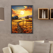 Load image into Gallery viewer, Wheat Field At Sunset 30*40CM (canvas) Full Round Drill Diamond Painting
