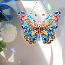 Load image into Gallery viewer, Acrylic Single-Sided 5D DIY Diamond Painting Hanging Pendant (Butterfly)
