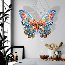 Load image into Gallery viewer, Acrylic Single-Sided 5D DIY Diamond Painting Hanging Pendant (Butterfly)
