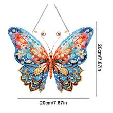 Load image into Gallery viewer, Acrylic Single-Sided 5D DIY Diamond Painting Hanging Pendant (Butterfly)
