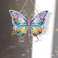 Load image into Gallery viewer, Acrylic Single-Sided DIY Diamond Painting Hanging Pendant (Colorful Butterfly)
