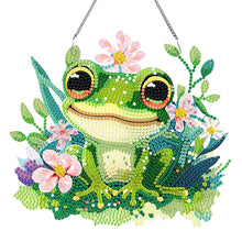 Load image into Gallery viewer, Acrylic Single-Sided Diamond Painting Hanging Pendant for Home Wall Decor (Frog)
