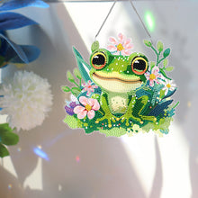 Load image into Gallery viewer, Acrylic Single-Sided Diamond Painting Hanging Pendant for Home Wall Decor (Frog)
