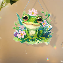 Load image into Gallery viewer, Acrylic Single-Sided Diamond Painting Hanging Pendant for Home Wall Decor (Frog)
